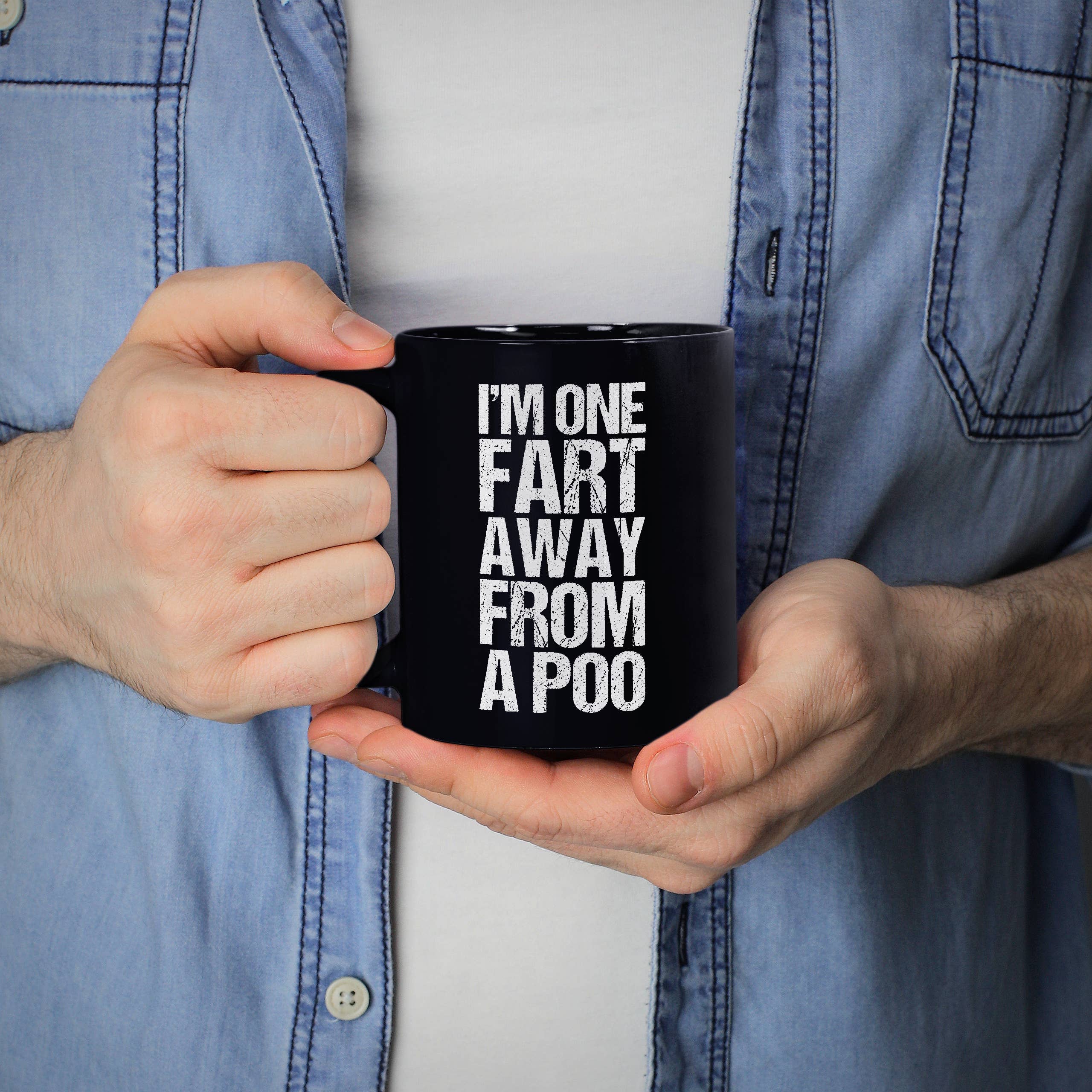 Mug Monster - Wholesale Coffee Mug - I'm One Fart Away From A Poo Mug, Funny Novelty Gift6