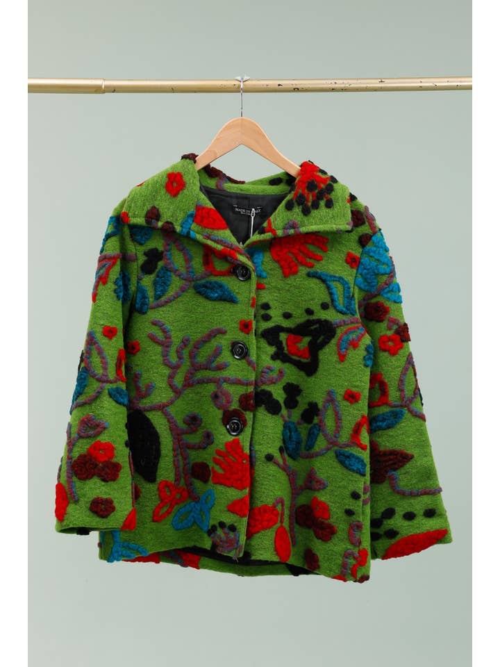 la maison des fibres naturelles – wholesale Jacket – Women's – Sublimated wool jacket 09028 80% Wool 20% Polyester10