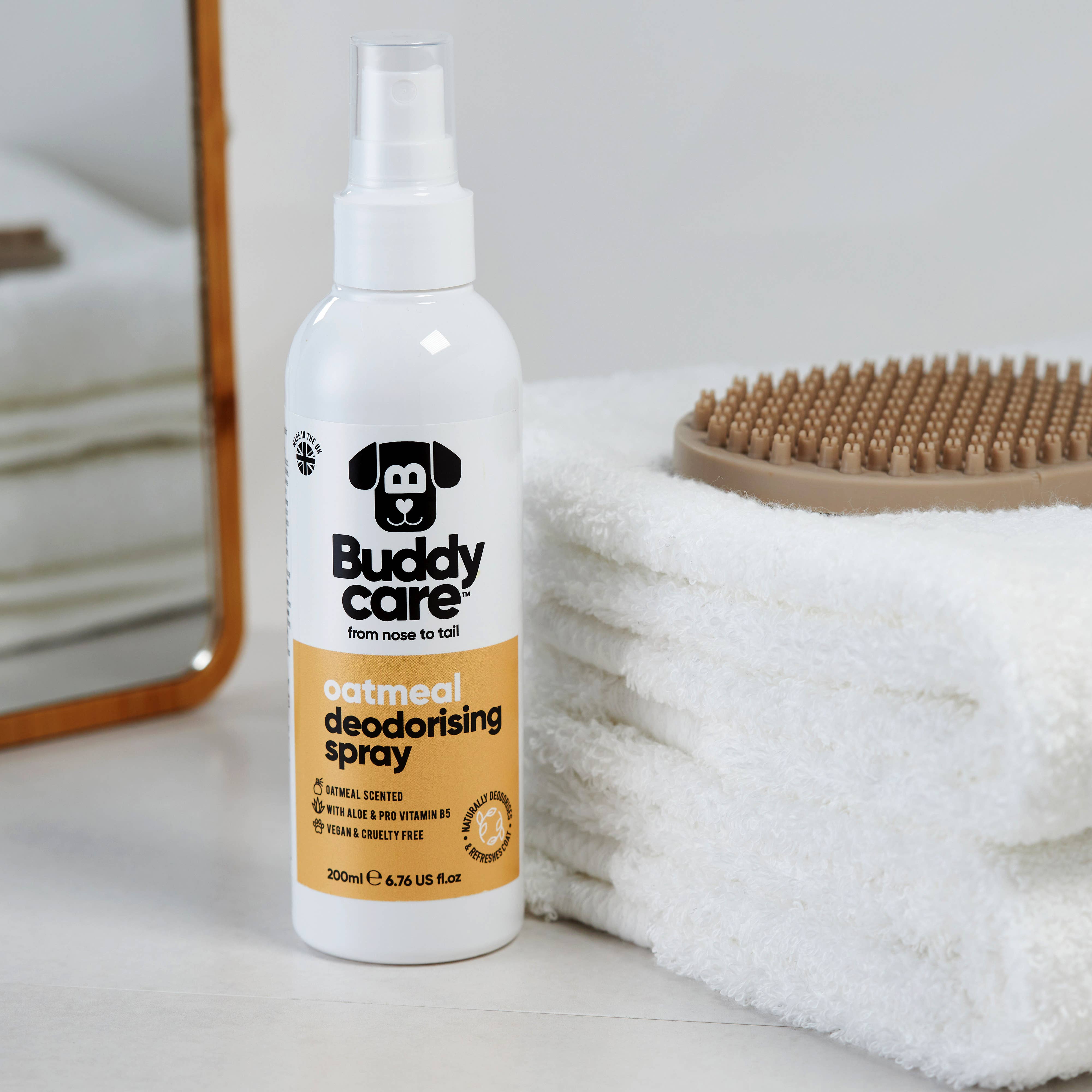 Buddycare - Wholesale Pet Spray - Dog - Dog Deodorizing Spray - Oatmeal - 6.76 fl oz1