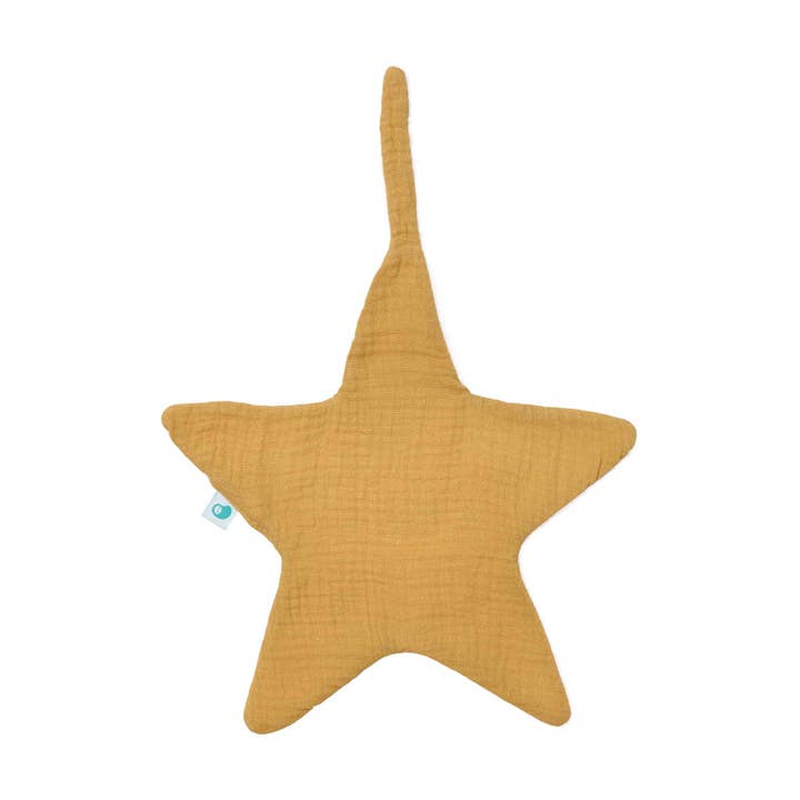 Bean Baby Clothes - Wholesale Security/Cuddle Blanket - Baby - DouDou Nana Star in Cotton Muslin and Polar Back