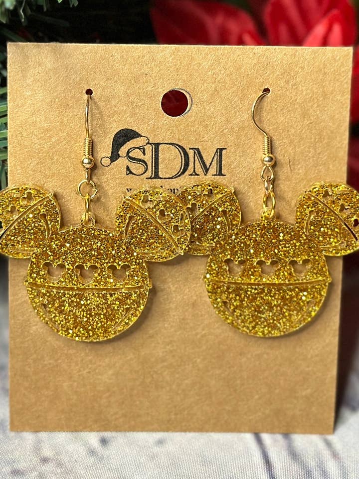 Jingle Mickey à paillettes dorées pour la vente par SDM