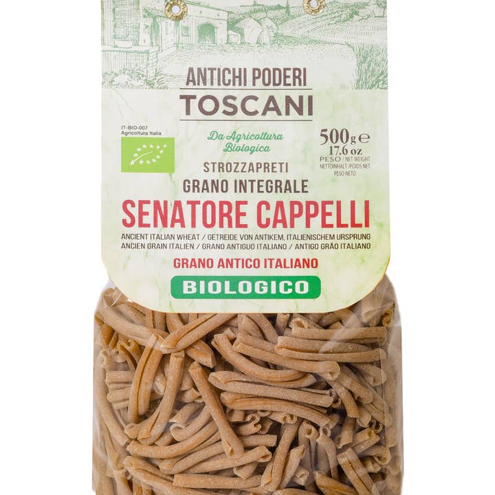 Antico Pastificio Morelli 1860 - Wholesale Pasta - Whole Wheat Strozzapreti Pasta "Senatore Cappelli" 500g