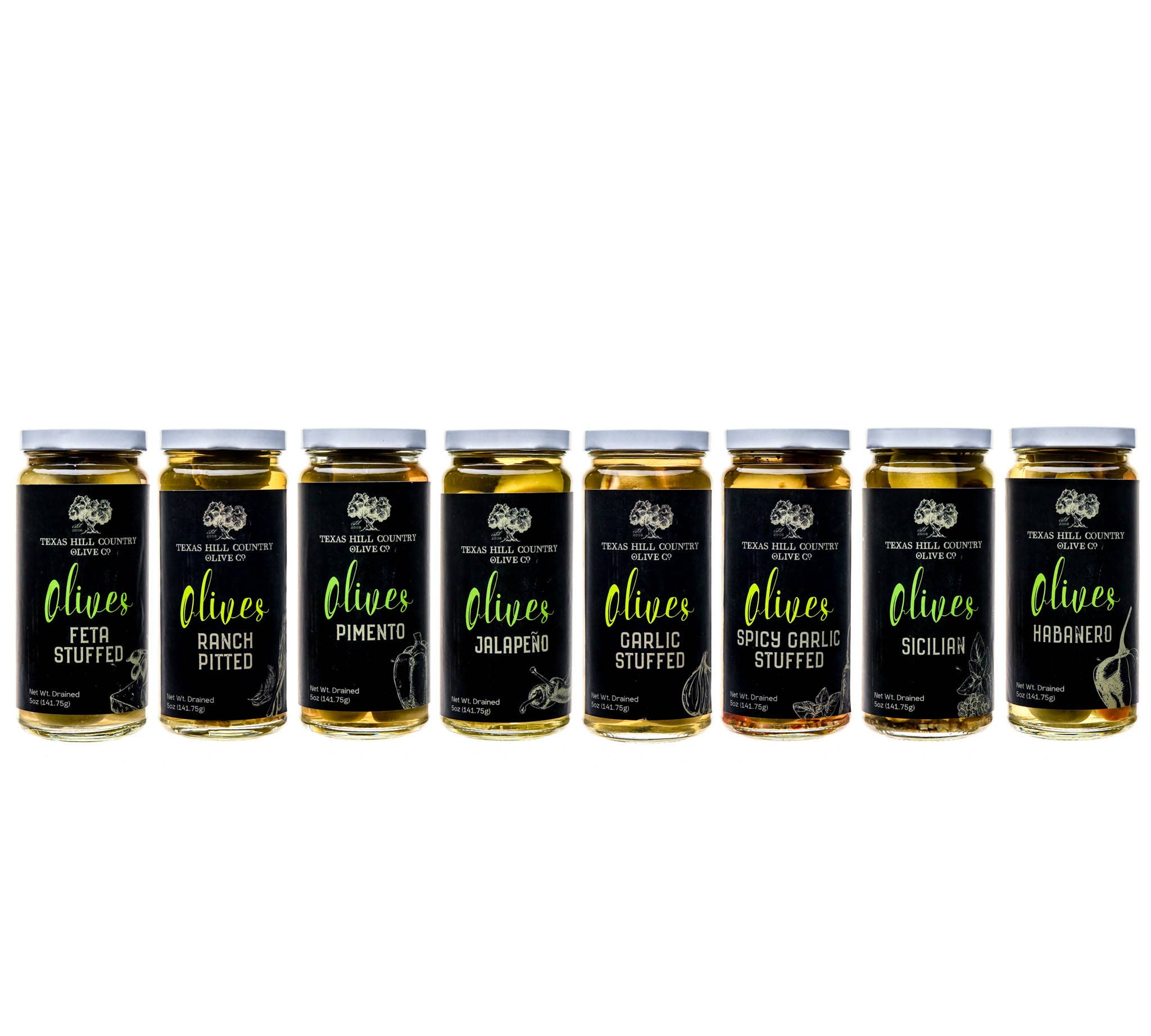 Texas Hill Country Olive Co. - Wholesale Olives - Pimento Stuffed Table Olives1