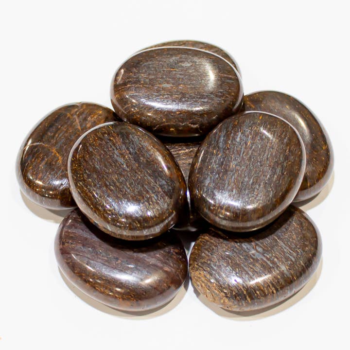 Bronzite Pillows 1KG/ 2.2lbs for wholesale by Quasar Gems USA