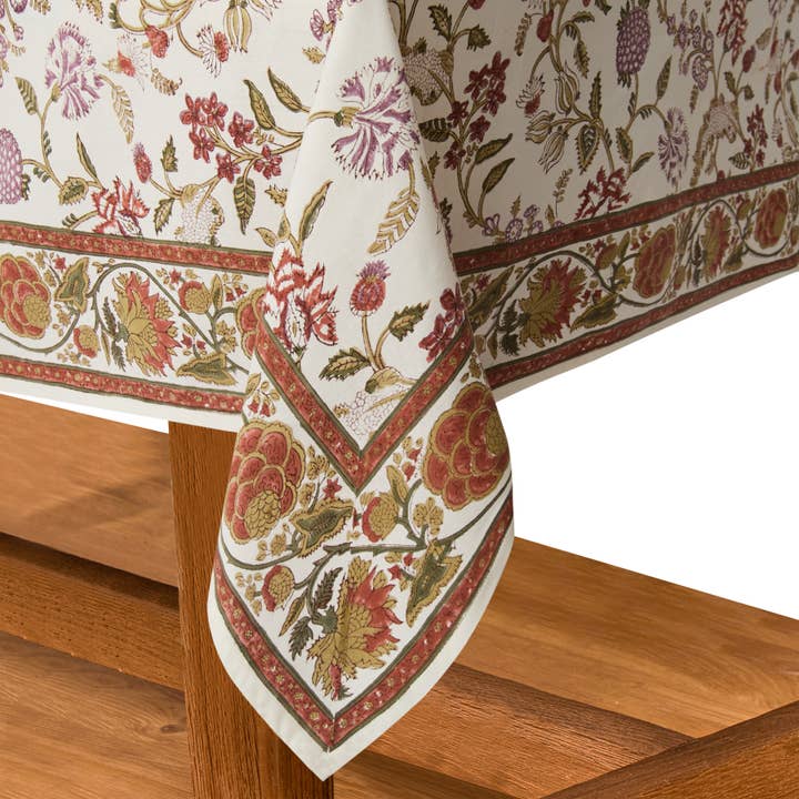 Caravan Home - Wholesale Tablecloth - Louise Multicolor Tablecloth4