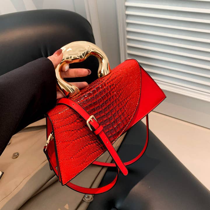 Sac à main tendance motif pierre vintage pour la vente par SALINA TRADING INC