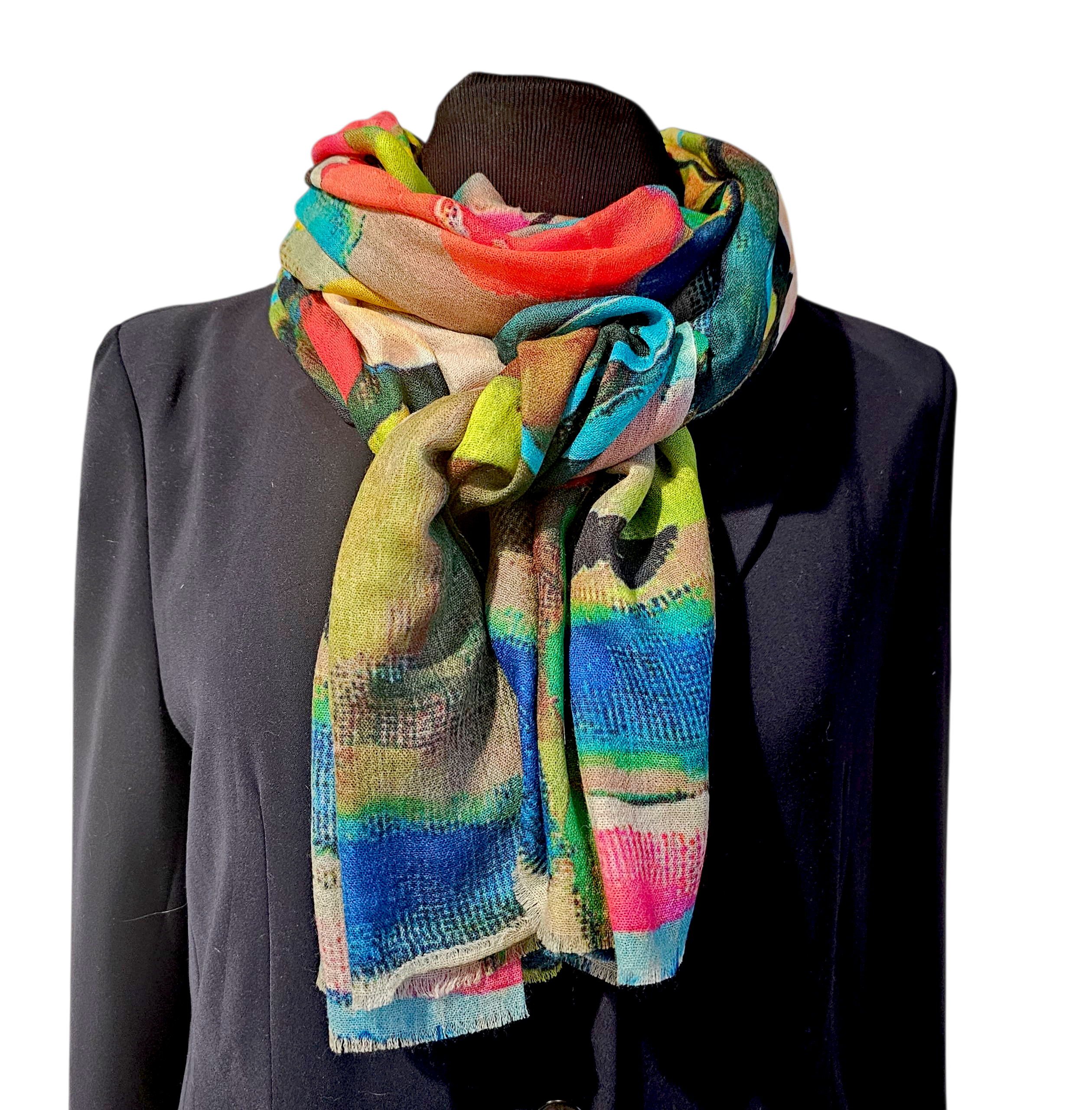 Happy Lona - Wholesale Scarf - Women's - Botanic Blush15
