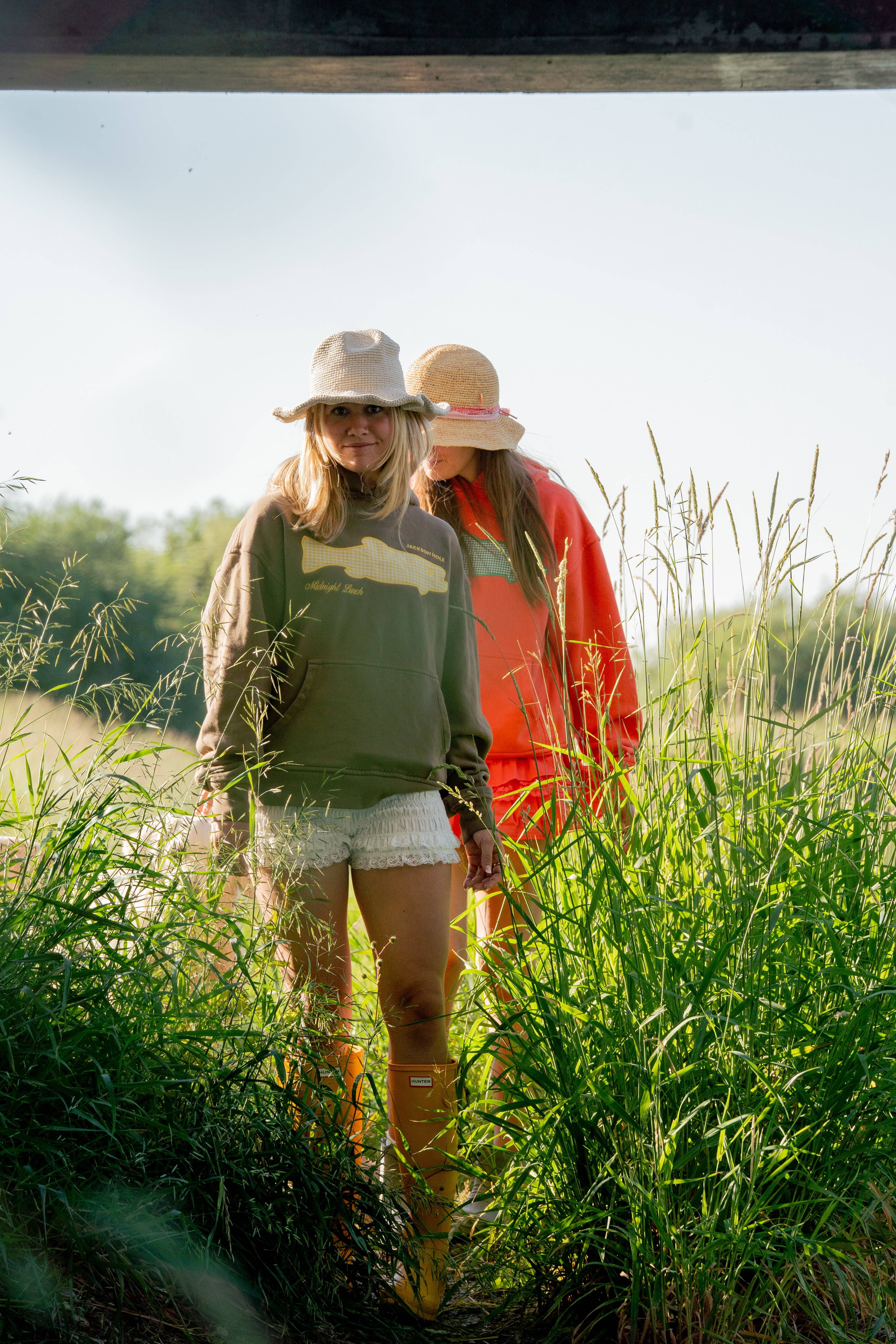 Midnight Lunch - Vente Sweat à capuche – femme - Le Sweat à Capuche Truite | Marron Wyoming4