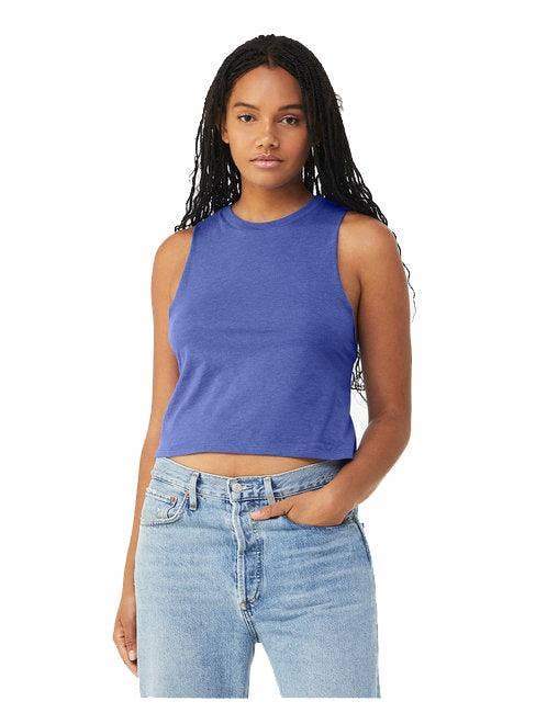 DressesMax - Wholesale Tank Top - Women's - Bella + Canvas Ladies' Racerback Cropped Tank 6682