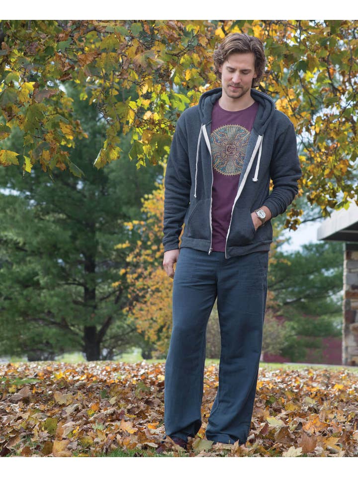 Soul Flower - Wholesale Pants - Men's - Hemp Yoga Pants - Midnight7