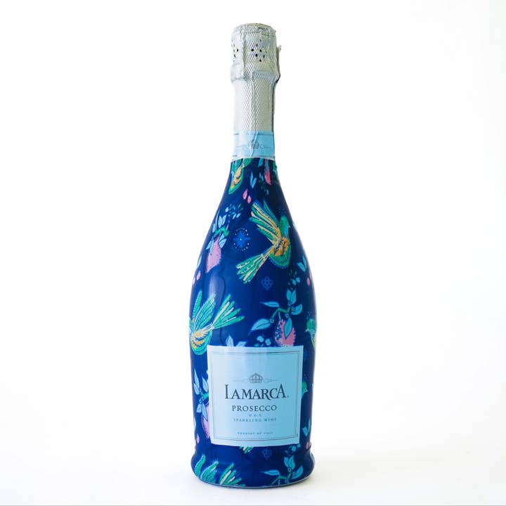 Beau Bottles x Sheridan French Kollektion - Indigo Songbird - Prosecco Kollektion für den Großhandel von Beau Bottles