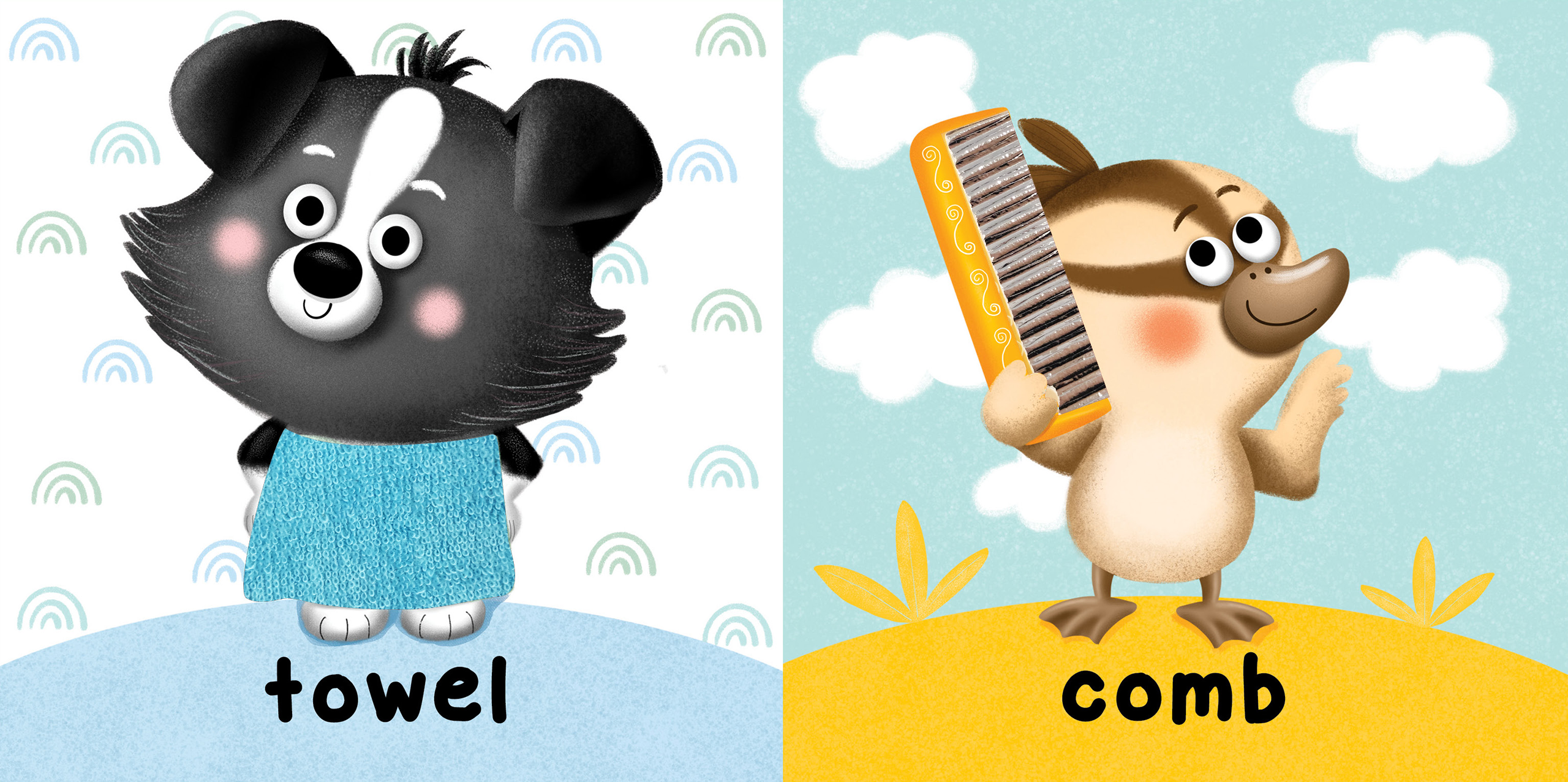 Little Hippo Books - Wholesale Baby & Toddler Book (0-2) - Brilliant Baby: It's Bath Time - Children's Touch and Feel and Learn Sensory Board3