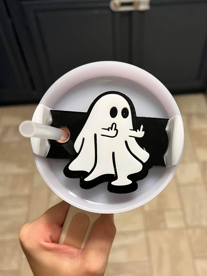 Tumbler topper ghost por atacado de Zkade