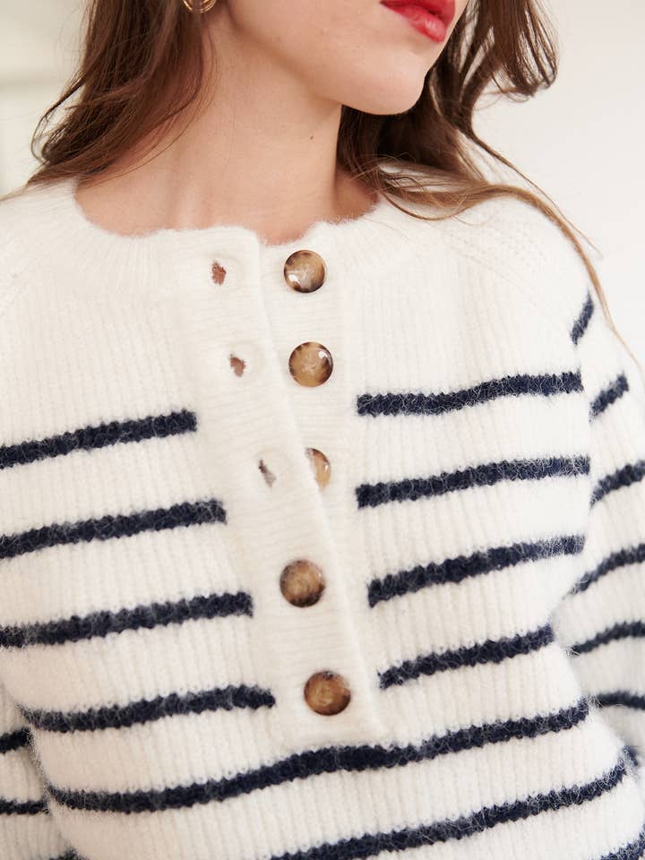 Nathael Paris - Wholesale Knit Sweater - Women's - Loose alpaca and wool sweater23