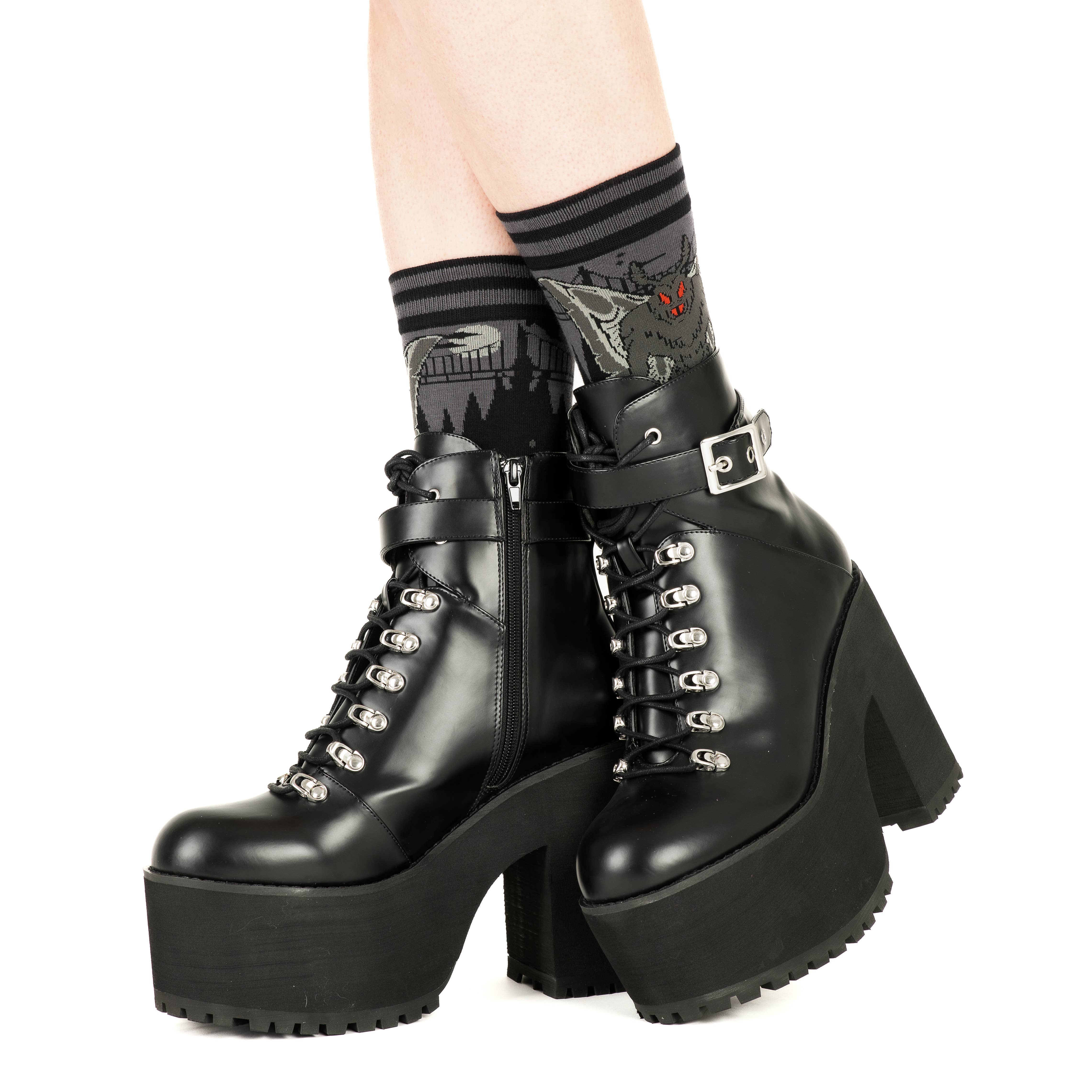 FootClothes LLC - Wholesale Socks - Unisex - Mothman Crew Socks19