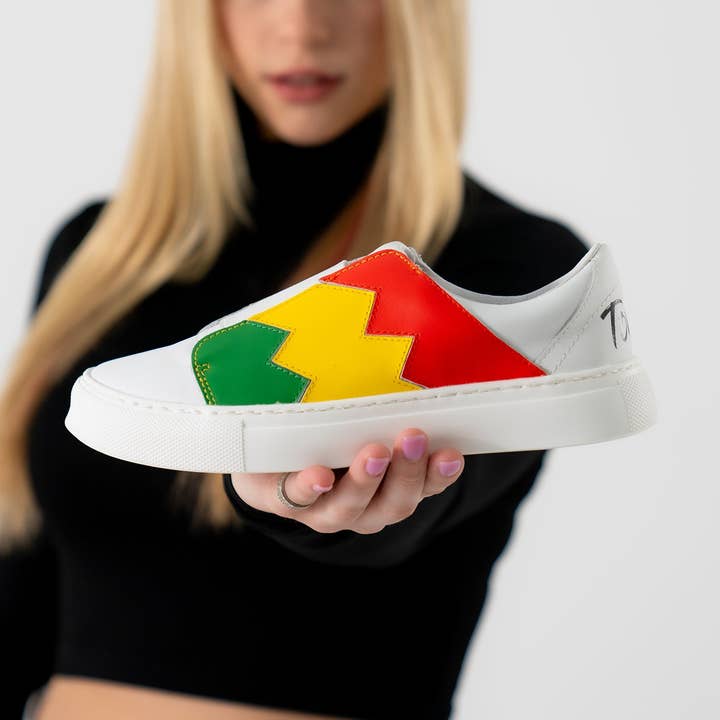 Women's Ziggz White for wholesale by Tombo