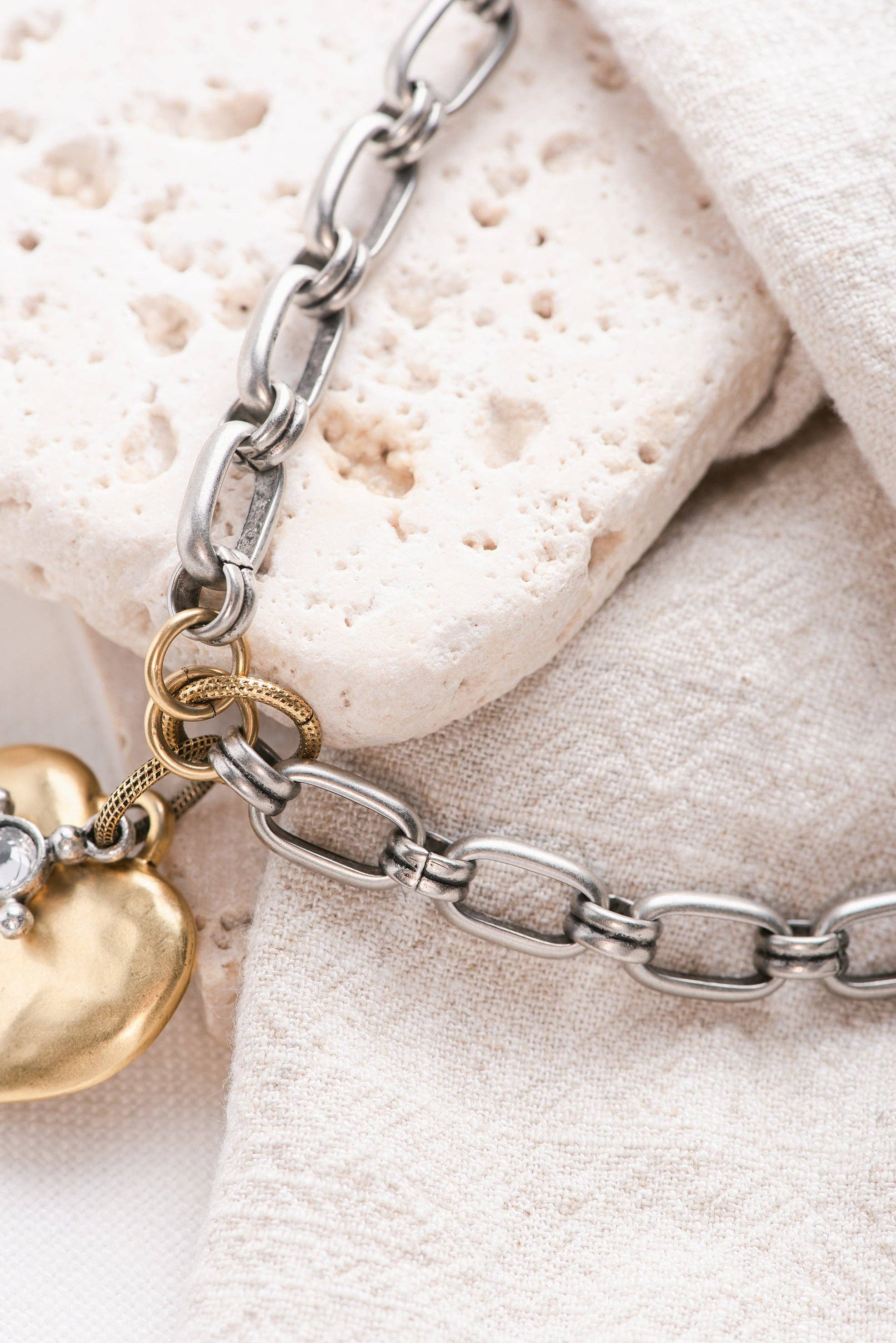 Grace Girl Beads - Wholesale Pendant/Charm Necklace - Heart of Gold Necklace4