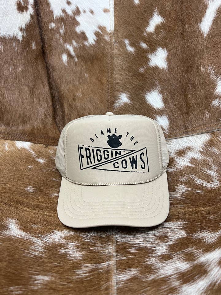 The Friggin Cows Trucker Hat for wholesale by The Fringed Pineapple