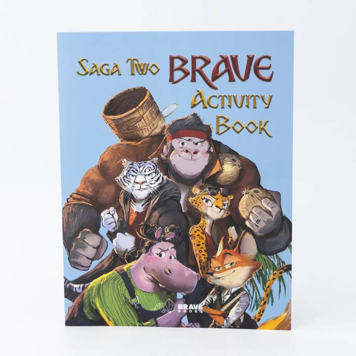 Saga 2 Activity Book for wholesale by BRAVE Books