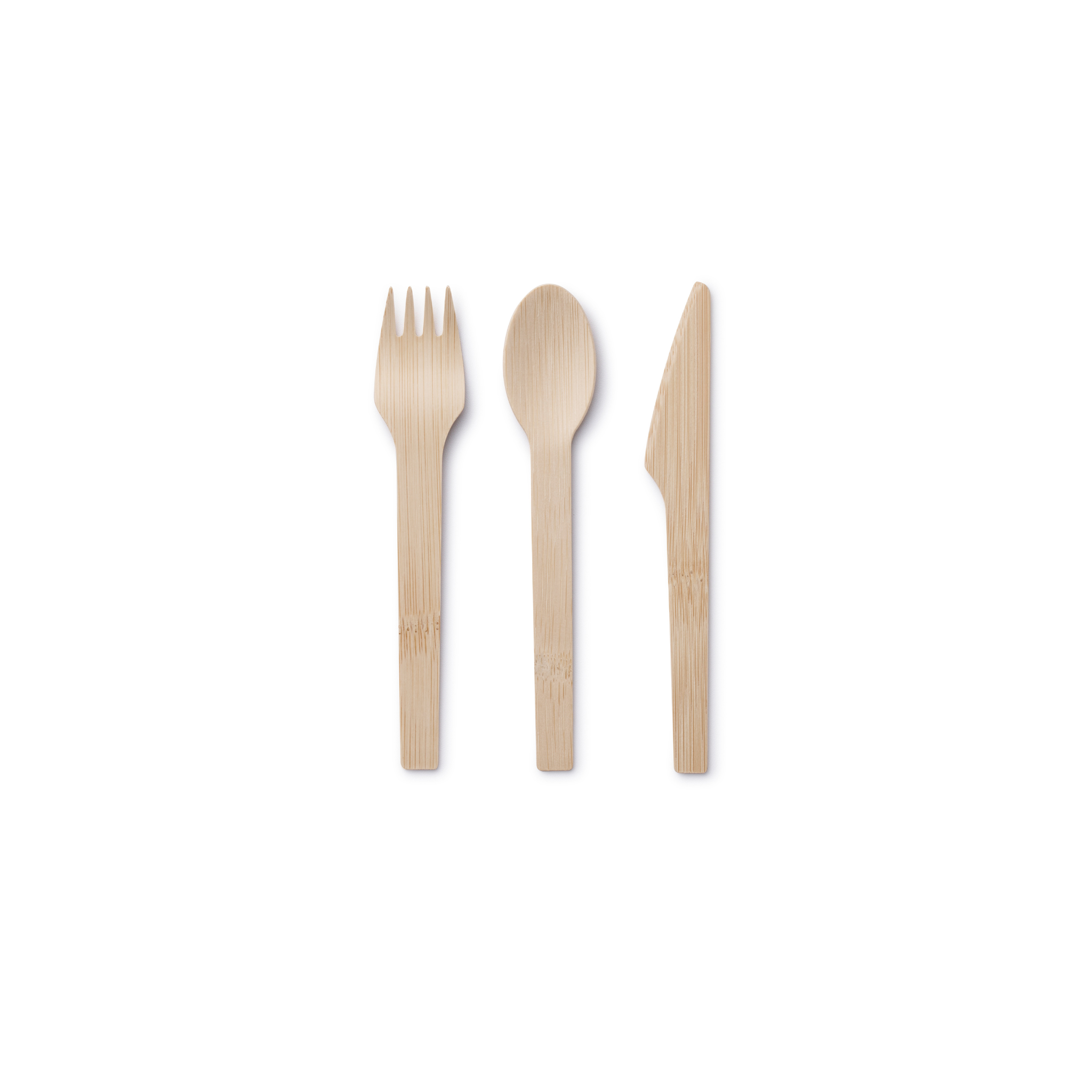 bambu® - Wholesale Assorted Cutlery Set - Disposable Bamboo Knife, Fork, and Spoon Set5
