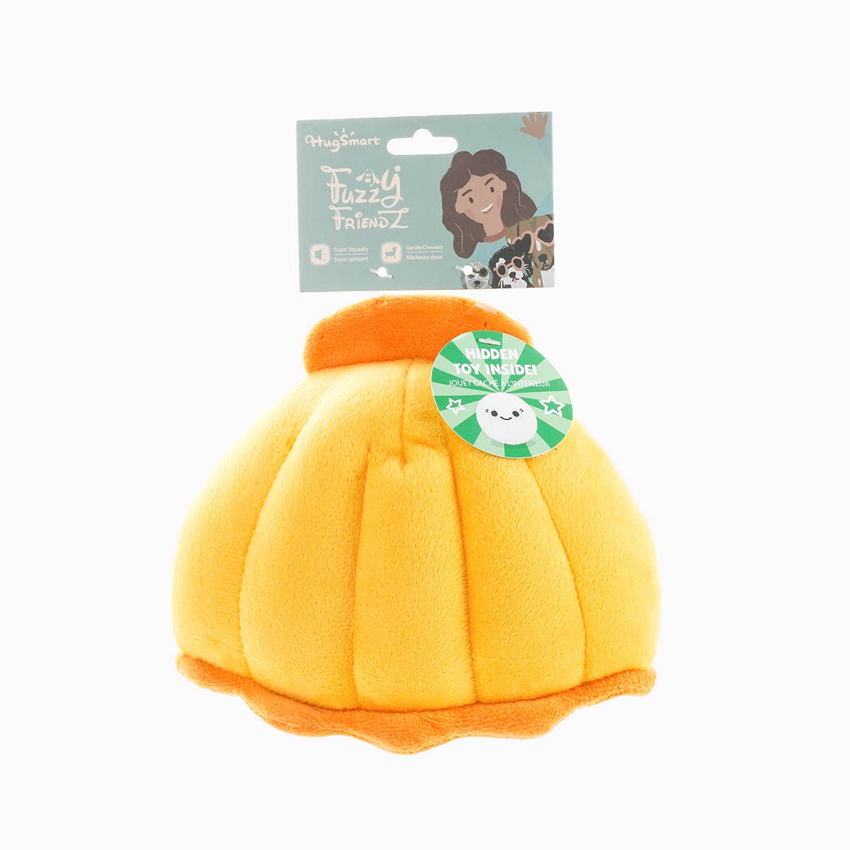Hugsmart Products Inc – Engroshandel Tøjdyr - Hund – HugSmart Pet - Ocean Pals | Clam - Hundeplyslegetøj4