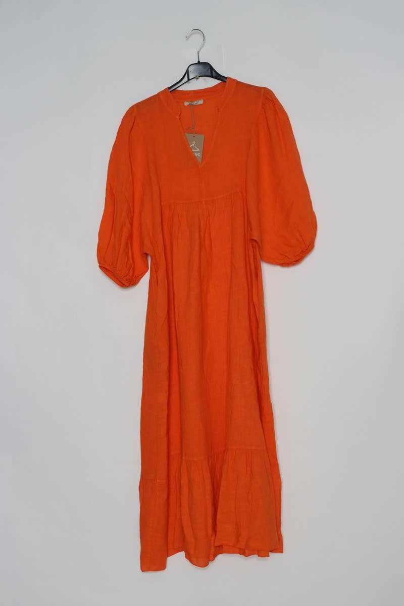 LÉA & LUC – Großhandel Kleid – Damen – 100 % Leinenkleid REF. 110932