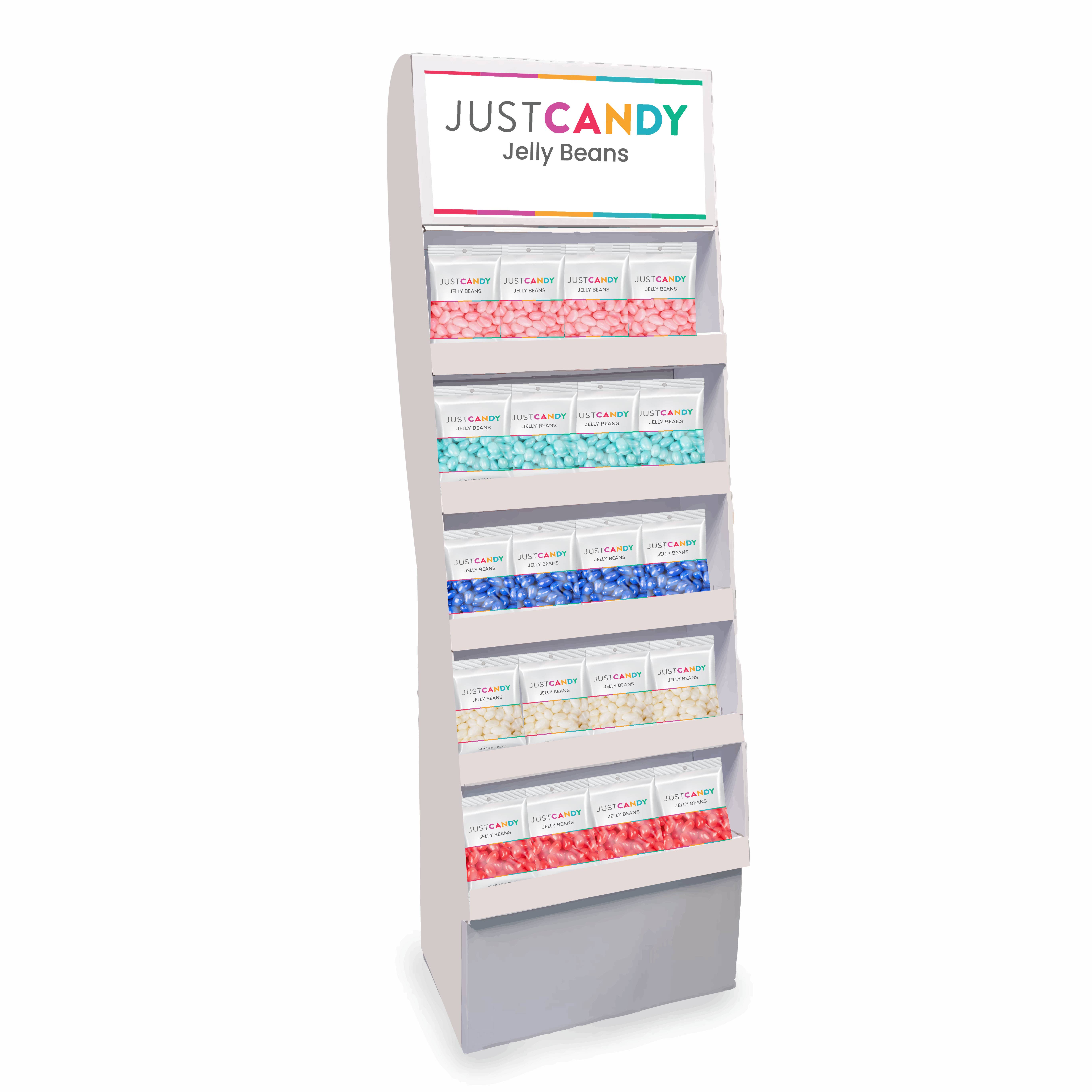 Just Candy - Wholesale Retailer Display - Food & Drink - Floor Display with Jelly Beans - 60 units0