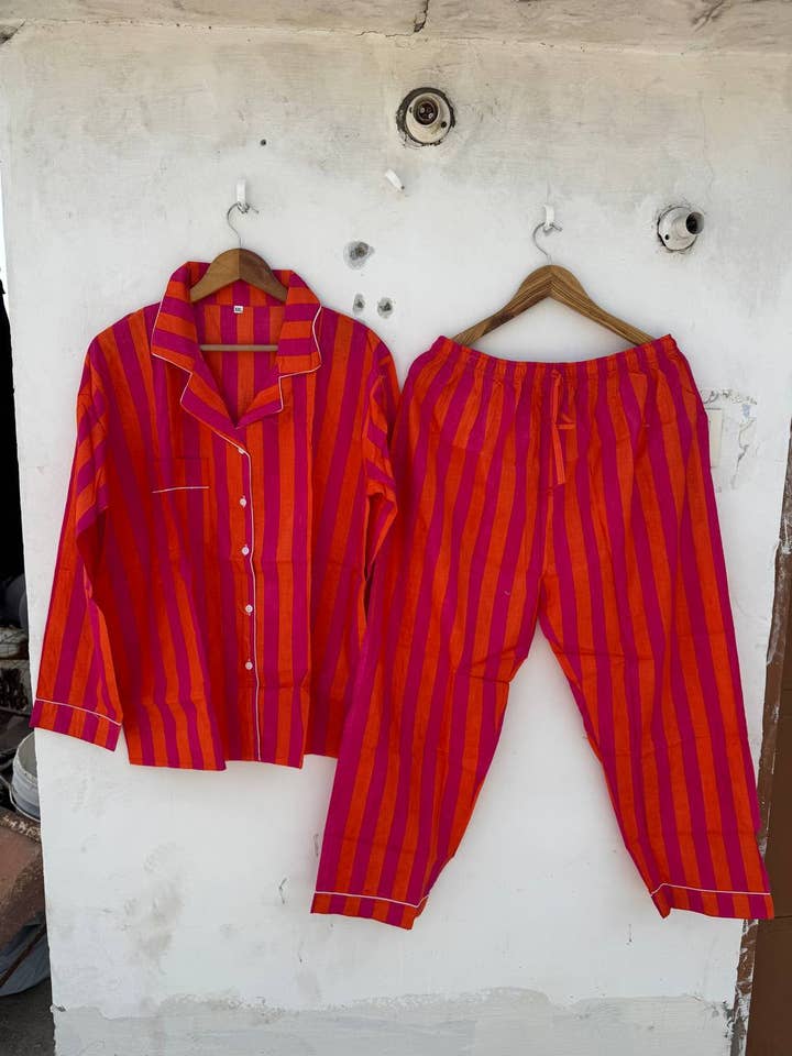 Cotton Pajama Set Summerwear Printed Women’s PJ Set for wholesale by bhavnas boutique