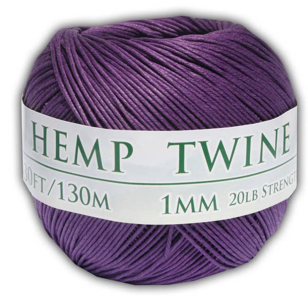Hemptopia – wholesale Twine – Hemptopia Colored Hemp Twine Ball, 430ft, 100% natural1