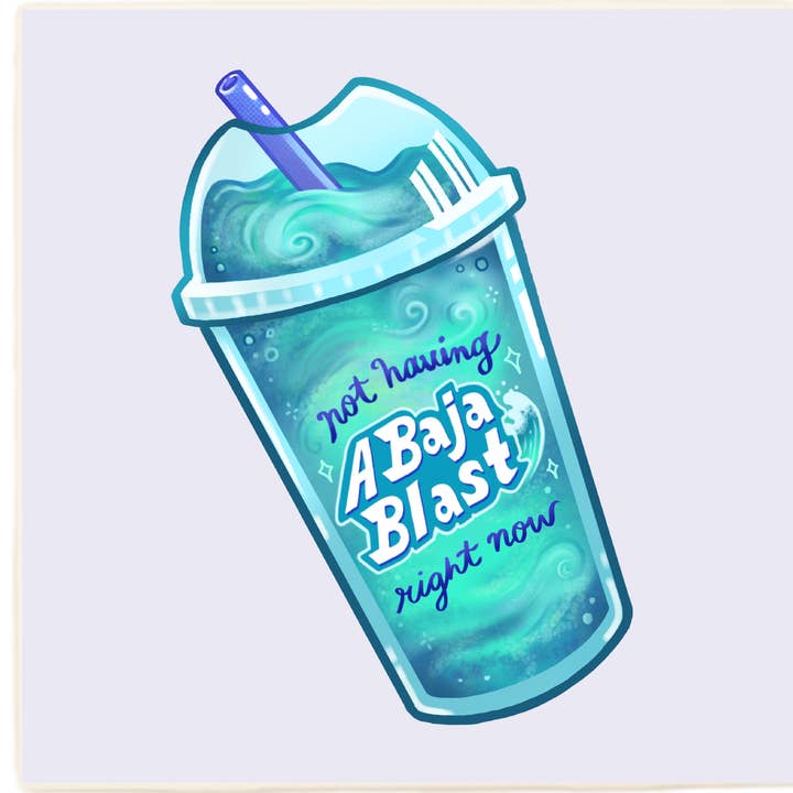 Lucky Mfg. Co. - Wholesale Coasters - Not Having A Baja Blast Coaster0