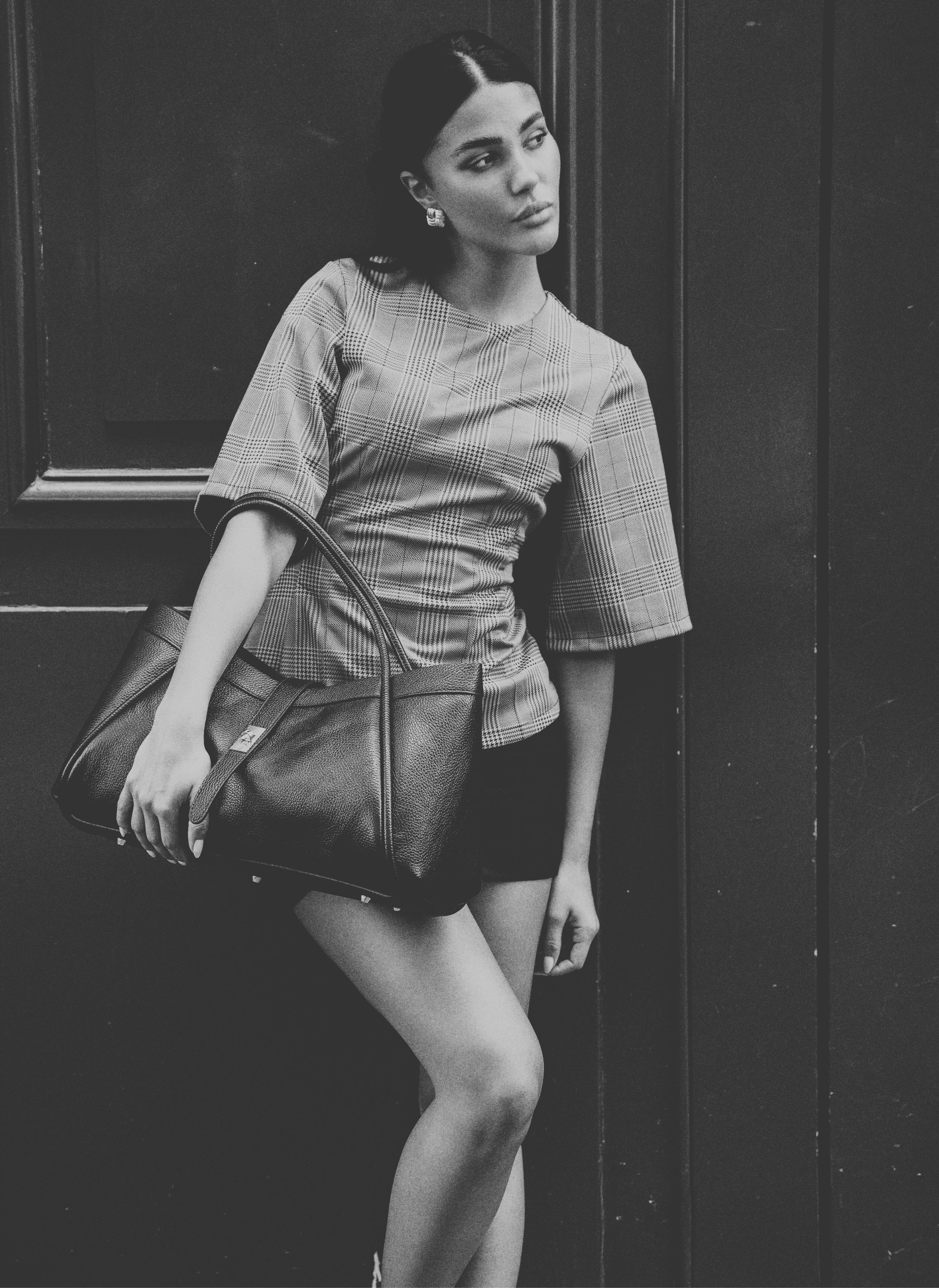 Prestige Milano - Wholesale Tote Bag - Women's - Borsa Mayfair in Pelle Togo Taupe8