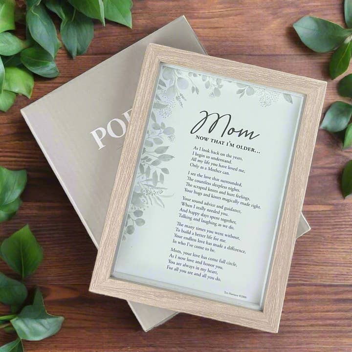 The Grandparent Gift Co. Inc. - Vente Cadres photos - Cadeau pour Maman : Maman Maintenant que je suis plus âgé Cadre de Table 5x7 4019L6