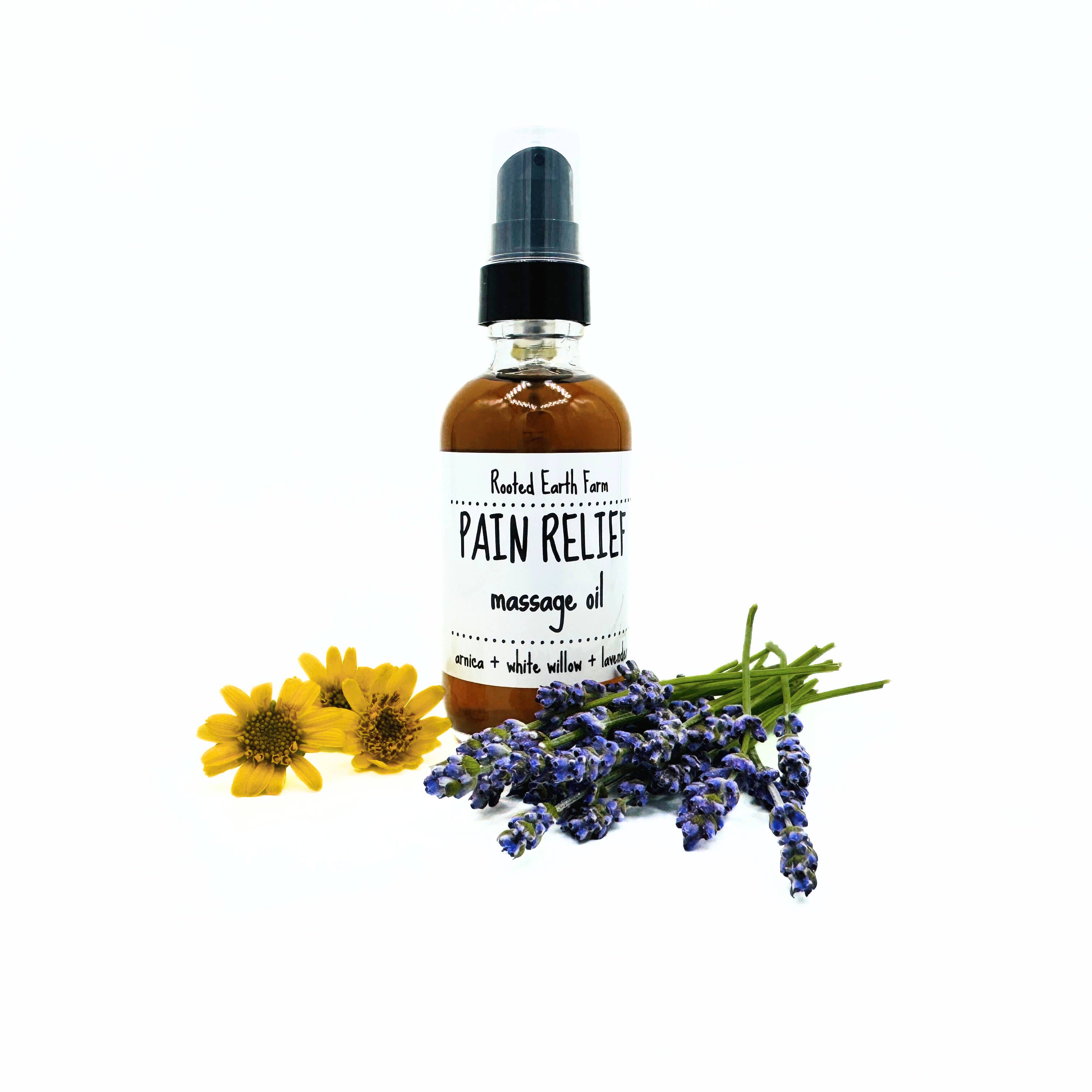 Rooted Earth Farm + Apothecary - Wholesale Massage Oil/Gel - Pain Relief Massage Oil
