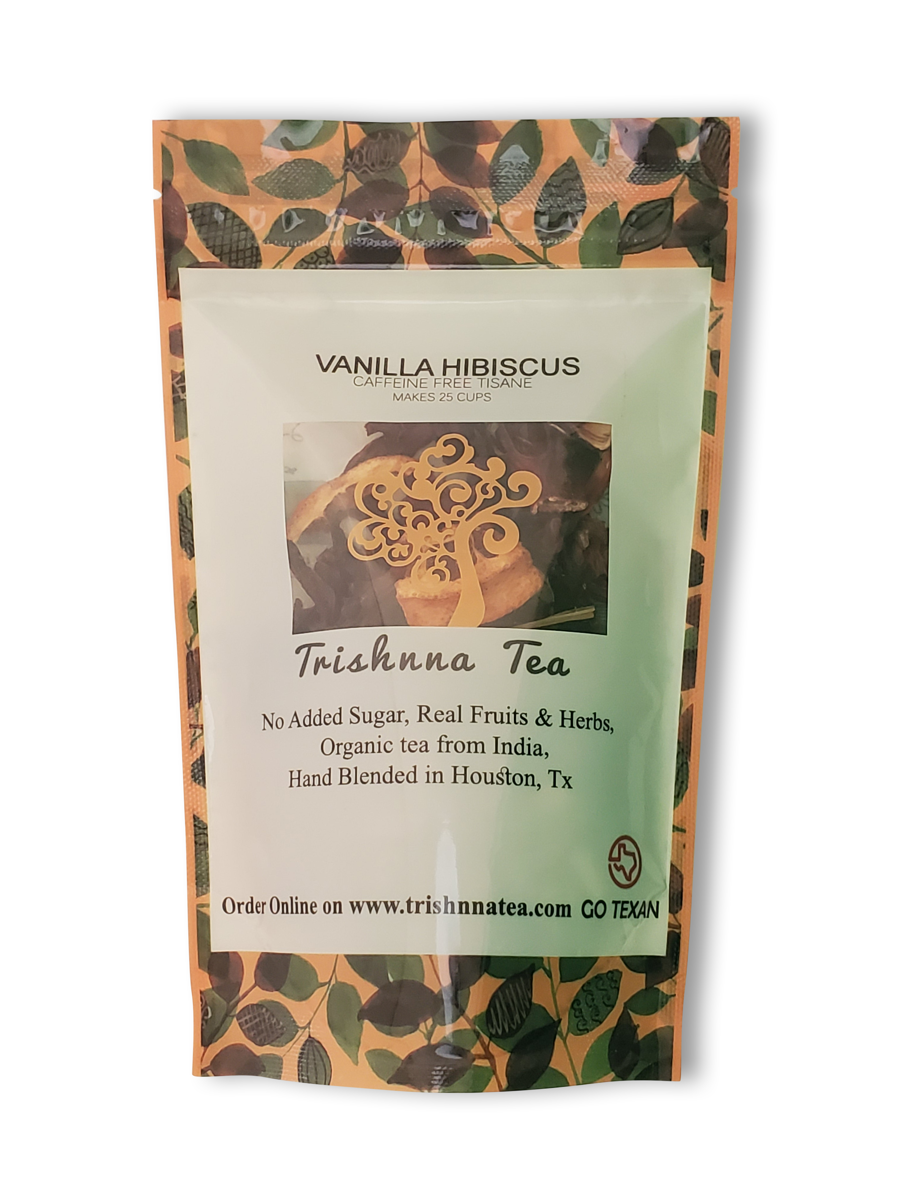 Trishnna Tea – Großhandel Loser Tee – Vanille-Hibiskus-Kräutertee - 2 OZ1