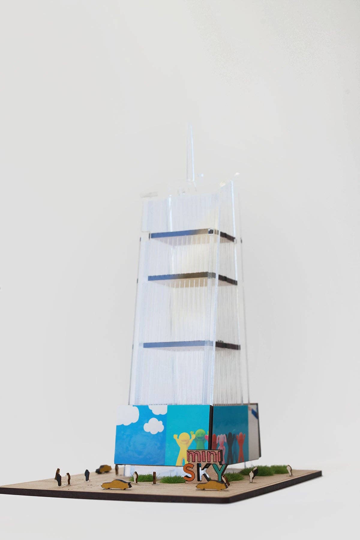 Stix + Brix - Wholesale Bouwset - Kinderen - Mini Sky Architecturaal Modelbouwset3