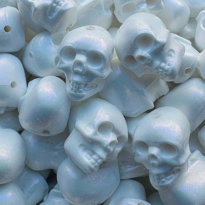 Knitting is Metal – Artigos de tricô/crochê por atacado – Tampões de Agulha de Caveira (Opções de Cores)1