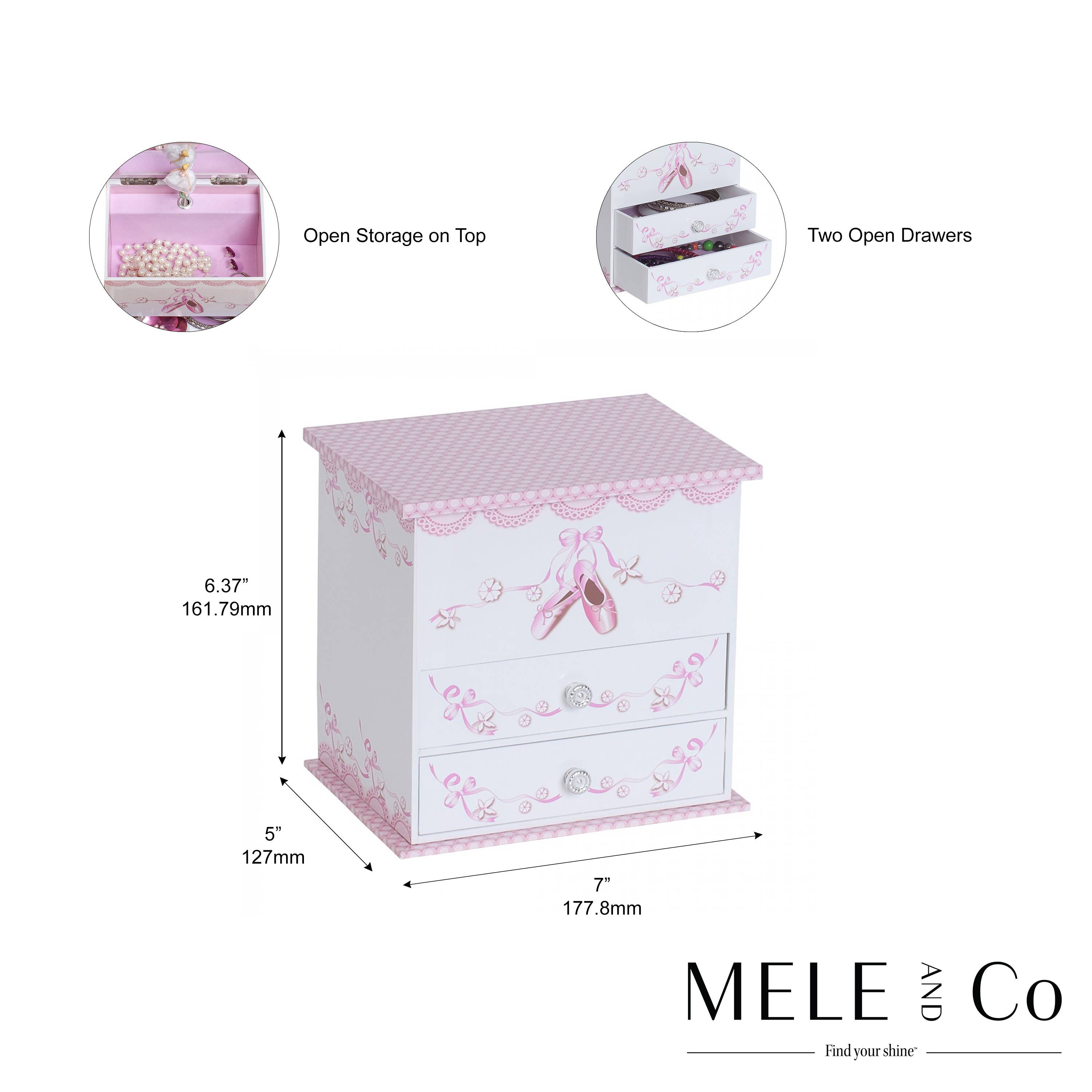 Mele and Co - Wholesale Jewelry Box/Organizer - Kids - Mele and Co Angel Girls Ballerina Music Jewelry Box4