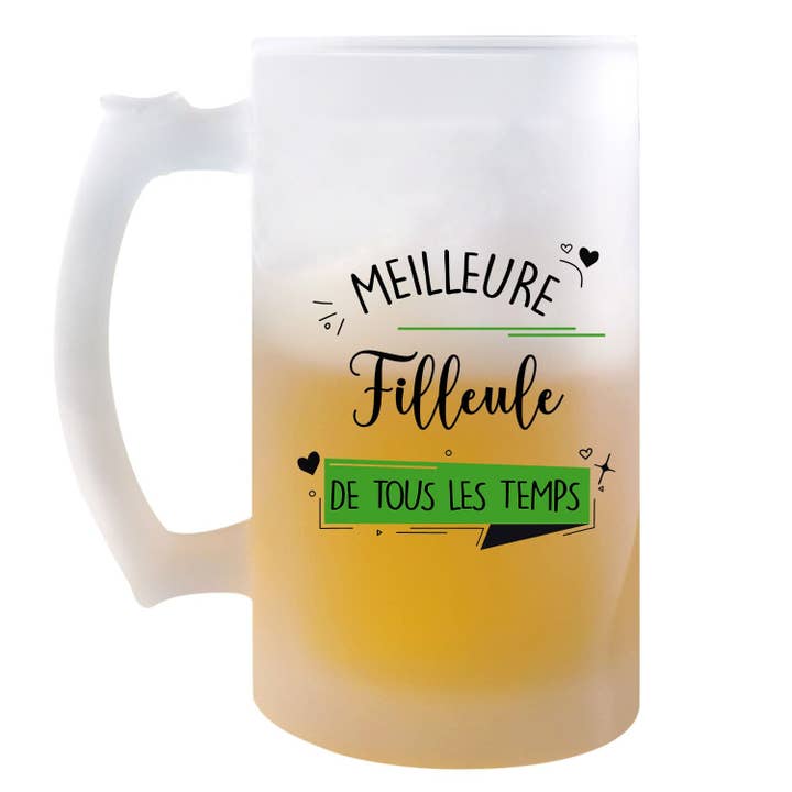 Beer mug Best Goddaughter of all time for wholesale by Planetee