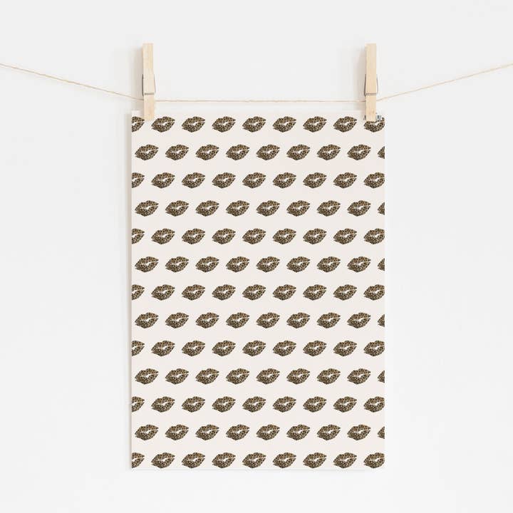 Timmy Loves - Wholesale Flat Wrap - Leopard Lips - Flat Wrap1