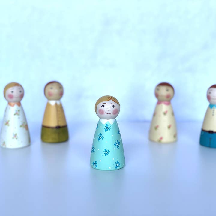 PoppyBabyCo - Wholesale Wood Toy - Kids - Wooden Peg Dolls Boy/Girl2