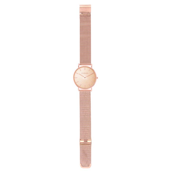 Clueless – Engroshandel Armbåndsur - Dame – CLUELESS DAMEUR - STÅLNET ROSA GULD/ROSA GULD2
