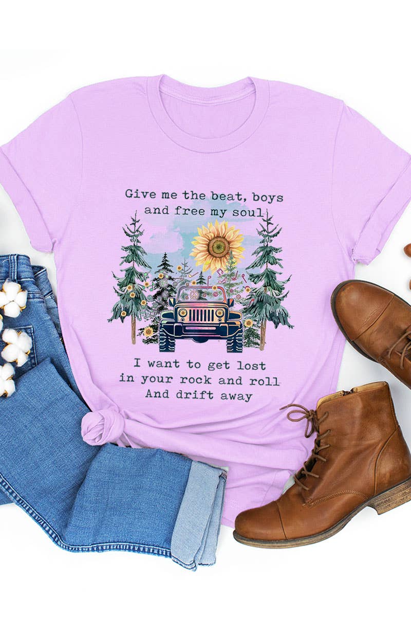 COLORBEAR - Vente T-shirt à imprimés – unisexe - DONNEZ-MOI LE RYTHME T-SHIRT UNISEXE À MANCHES COURTES4