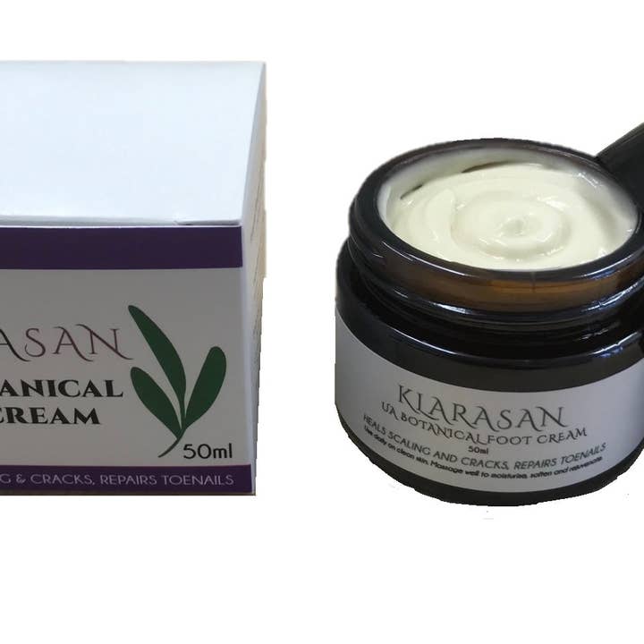 Klara Skincare - Wholesale Foot Cream - UA Botanical Foot Cream (50 ml jar)2