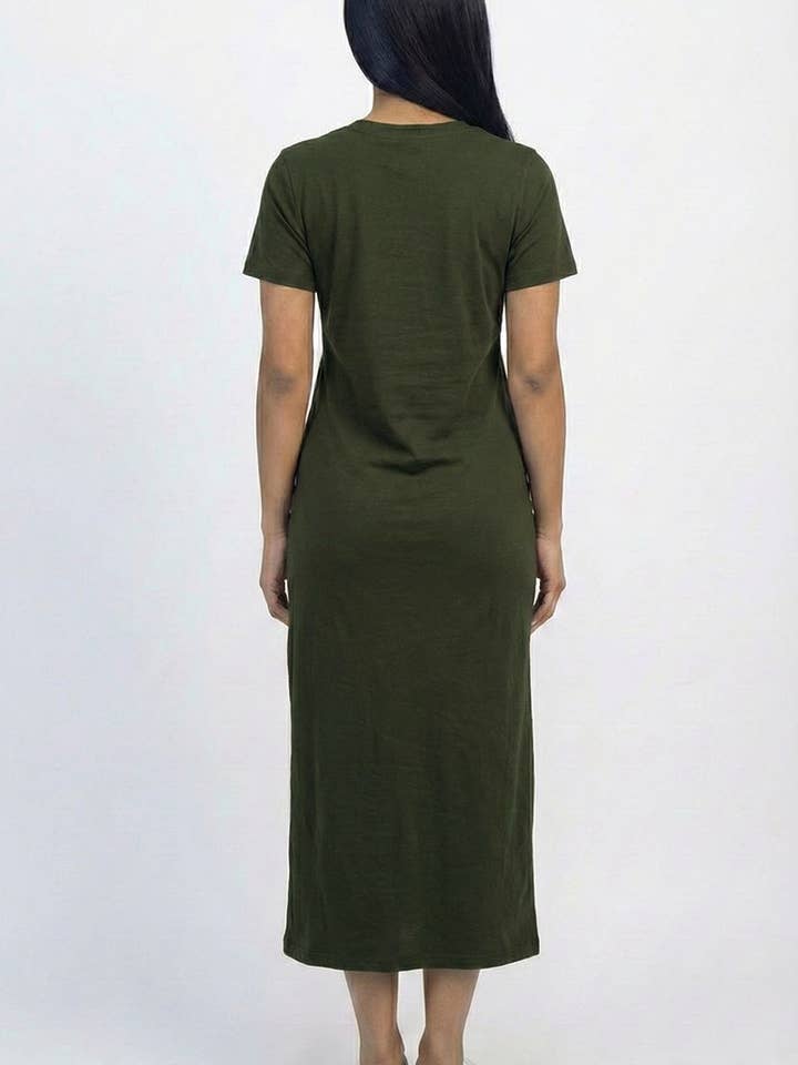 CAPELLA APPAREL - Wholesale Dress - Women's - Side Pocket Tee Dress23