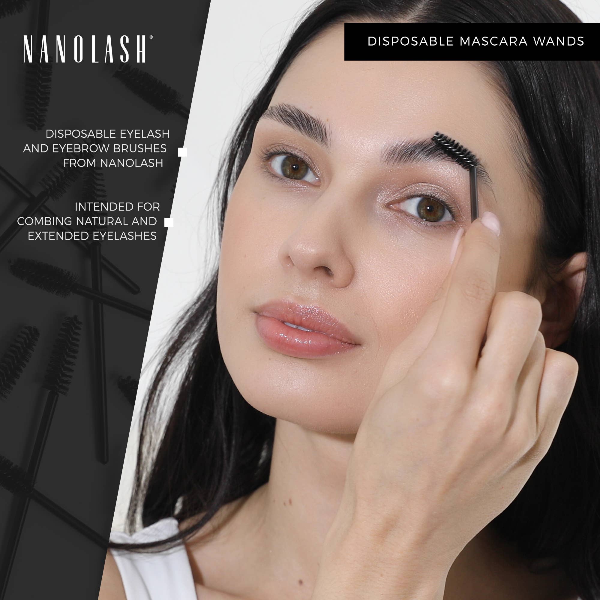 Everett Cosmetics - Wholesale Eye Makeup Brush - Nanolash Disposable Mascara Wands1