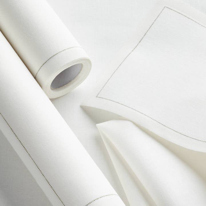 MY DRAP - Wholesale Disposable Napkin - Cream Cotton Cocktail Napkins 50 Units on a roll1