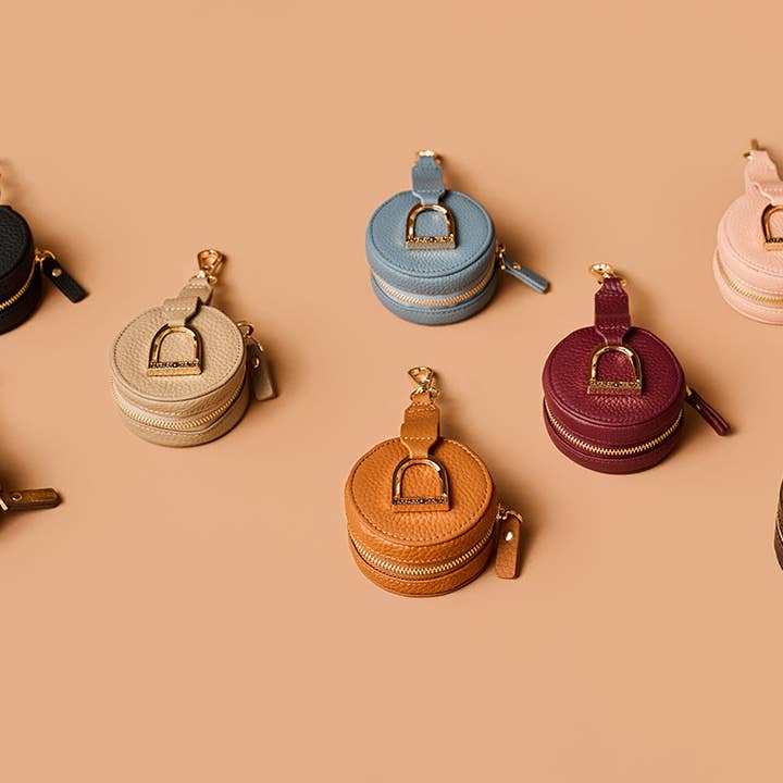 Oakbark & Chrome - Wholesale Crossbody Bag - Women's - Stirrup Accessory Keeper in Brindle2