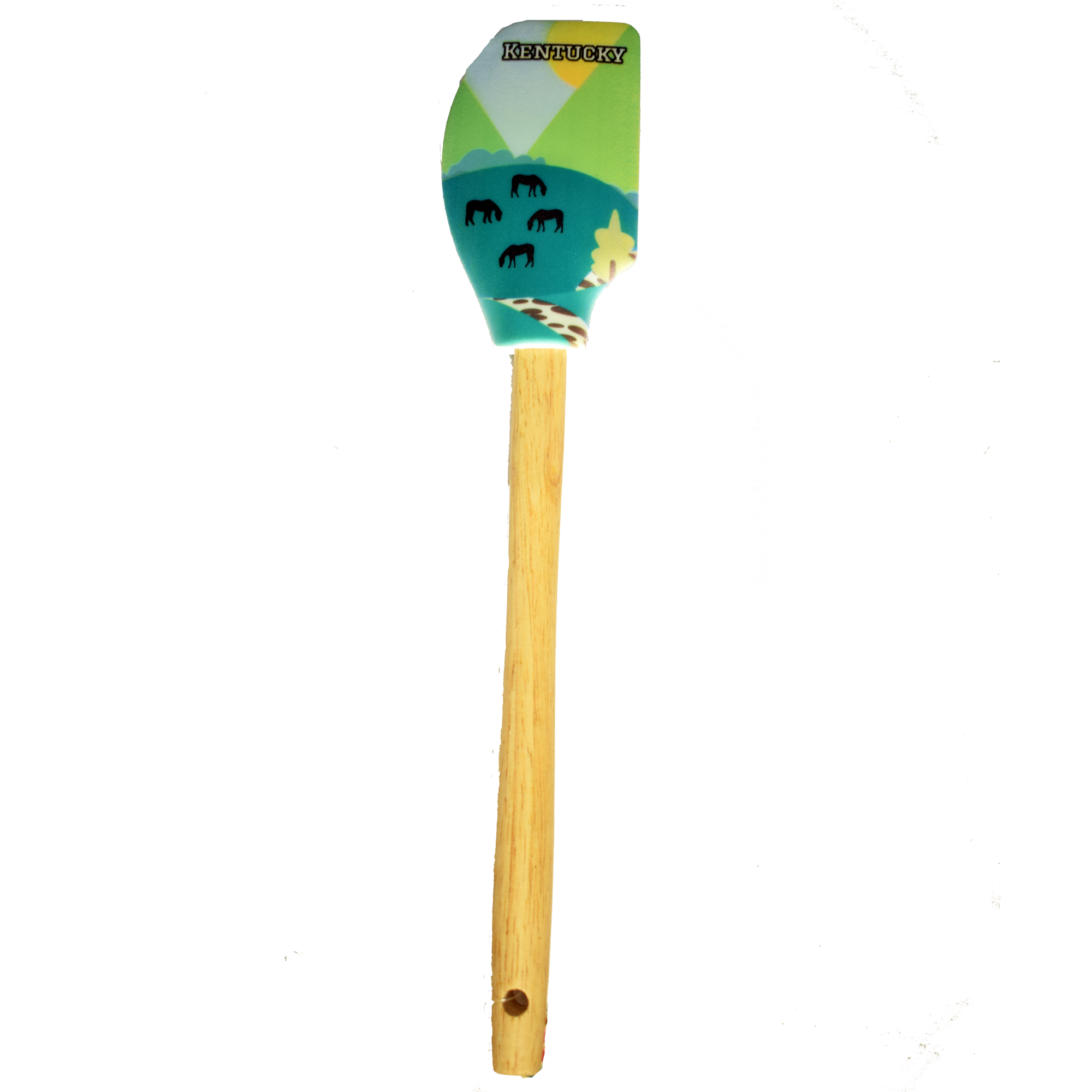 Anthropologie Rifle Paper Christmas Nutcracker Silicone Blue Spatula Baking Tool 