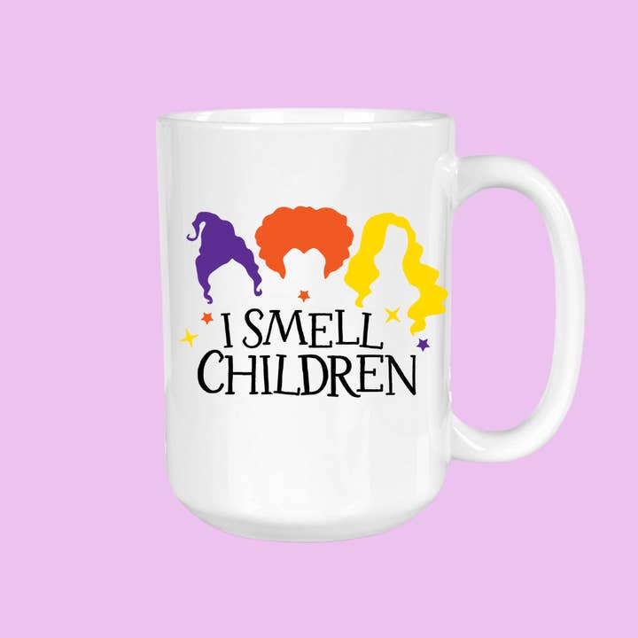 I Smell Children, Halloween Coffee Mug, Spooky, Scary for wholesale by The Sip Society