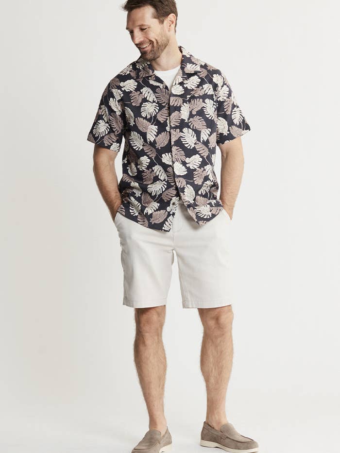 JACHS NY - Wholesale Button Down Shirt - Men's - Lyocell Twill Short Sleeve Camp Shirt16